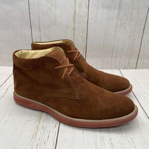 Martin Dingman Mens Suede Chukka Boots Brown Size 11W Wide Made Brazil Lace Up